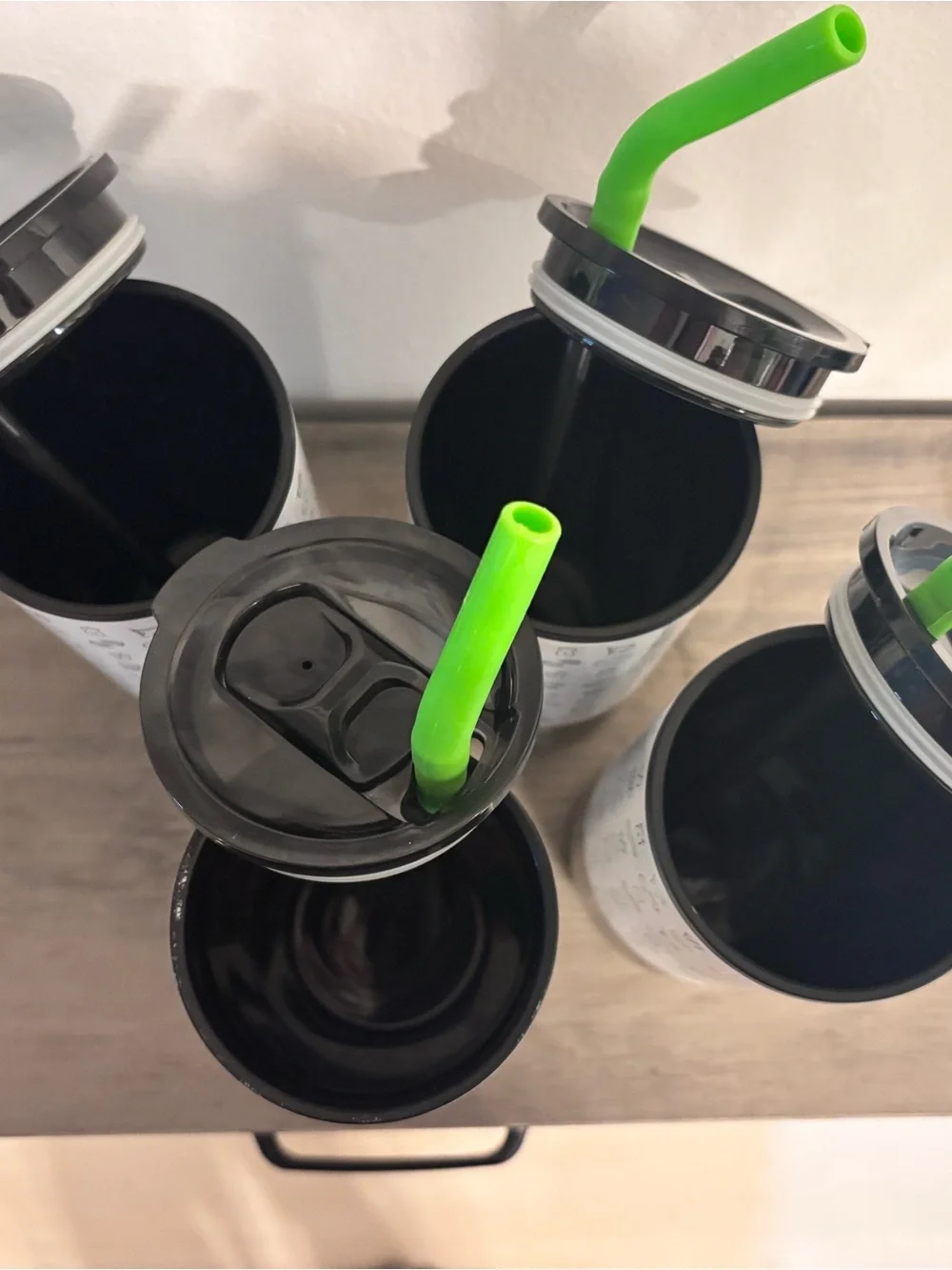 Herbalife Stainless Steel Travel Tumbler with Green Straw